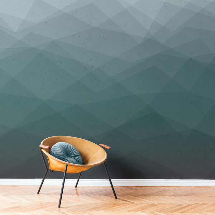 Ombre Faceted Bondi Wallcovering