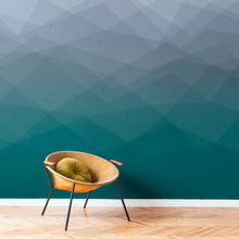 Load image into Gallery viewer, Ombre Faceted Glacier Wallcovering