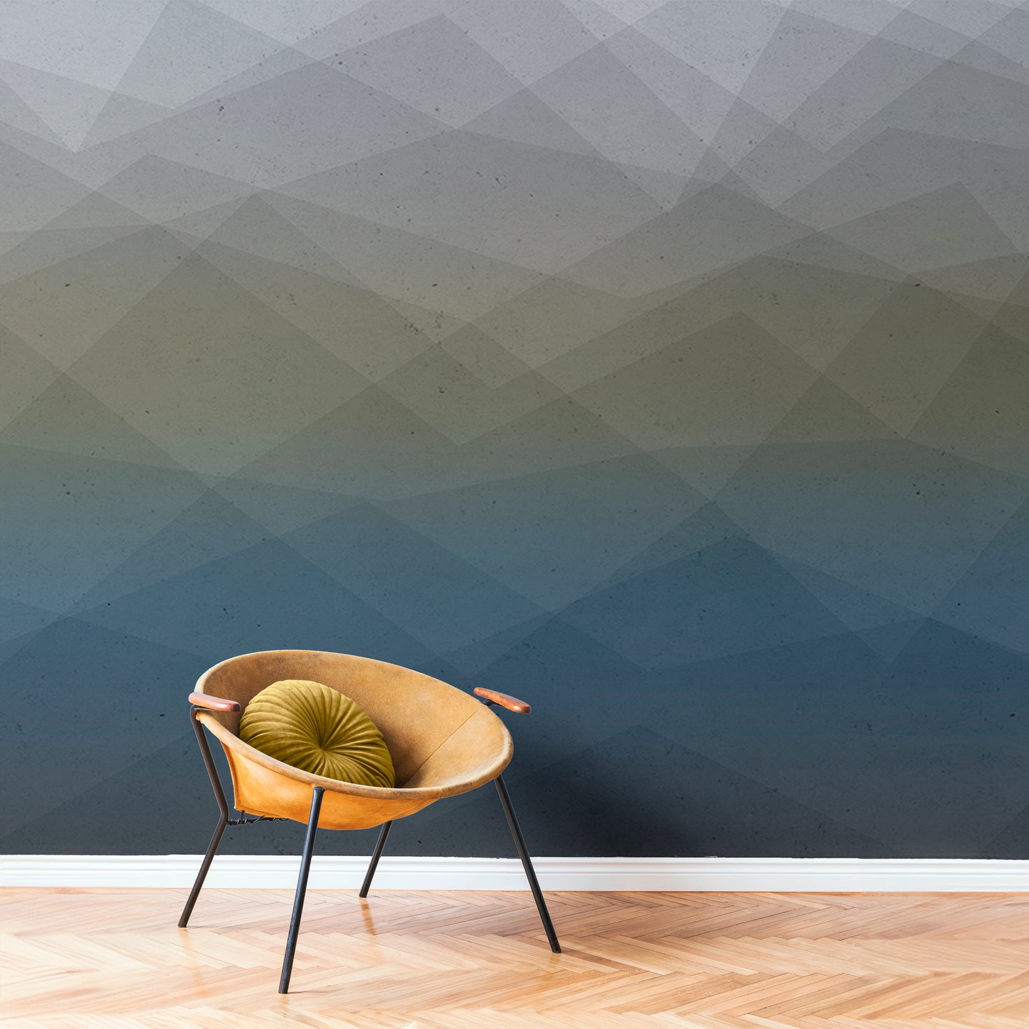 Ombre Faceted Gloaming Wallcovering