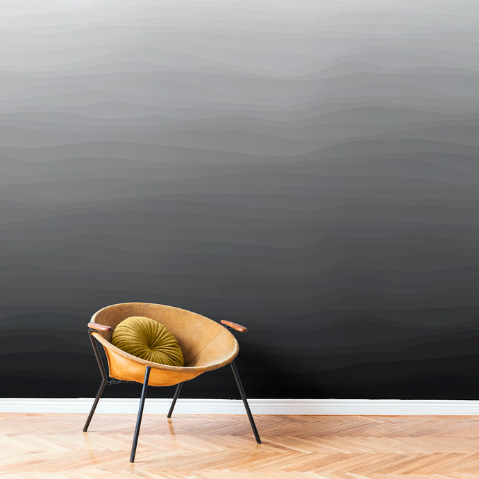 Ombre Layered Shadow Wallcovering