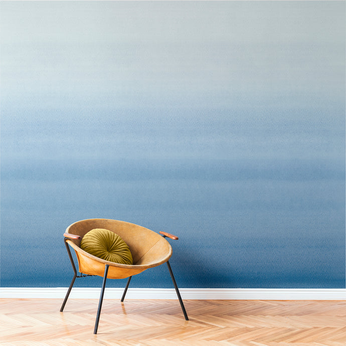 Ombre Watercolor Washed Wallcovering