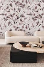 Load image into Gallery viewer, Palm Burgandy Wallpaper