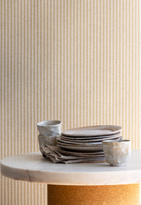 Bengal Stripe Champagne Paperback Linen