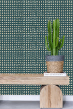 Load image into Gallery viewer, Checked Out - Teal - Grasscloth