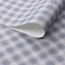 Load image into Gallery viewer, Check Plaid Denim Paperback Linen