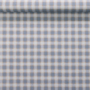 Check Plaid Denim Paperback Linen