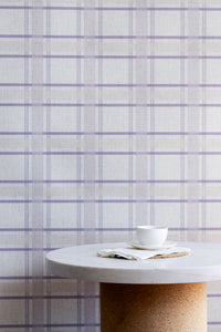 London Plaid Iris Paperback Linen