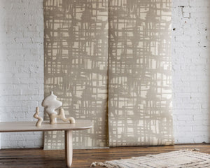 Monoprint Linen Grasscloth