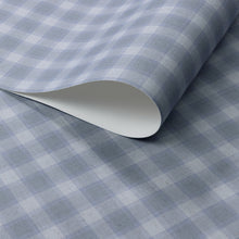 Load image into Gallery viewer, Check Plaid Periwinkle Paperback Linen