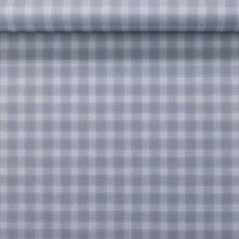 Load image into Gallery viewer, Check Plaid Periwinkle Paperback Linen