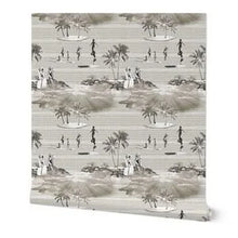 Load image into Gallery viewer, Surfs Up Sepia Wallcovering