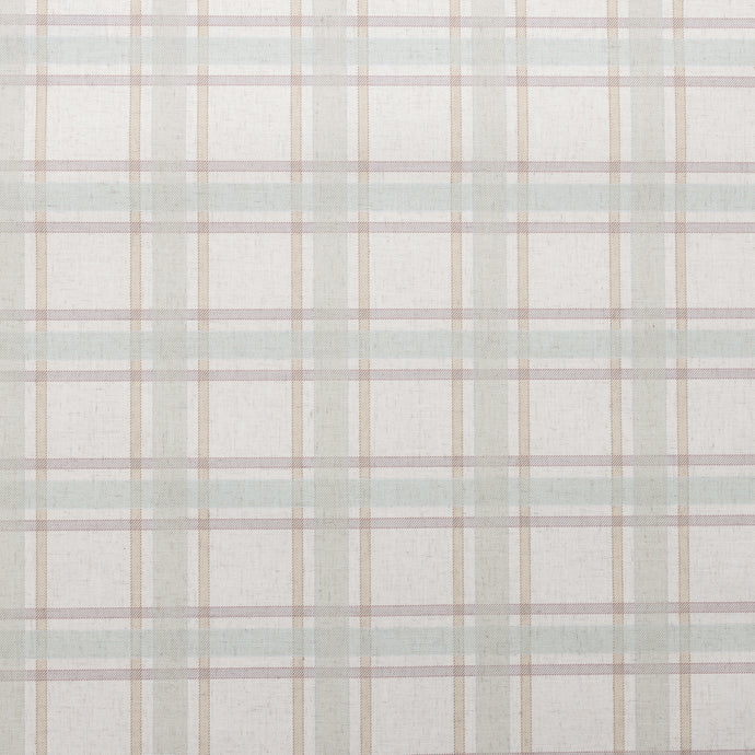 London Plaid Regatta Ivory Paperback Linen