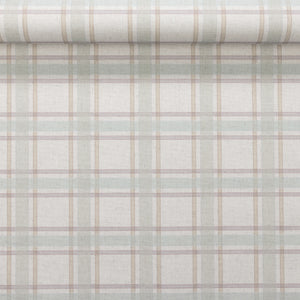 London Plaid Regatta Ivory Paperback Linen