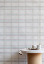 Load image into Gallery viewer, London Plaid Regatta Ivory Paperback Linen
