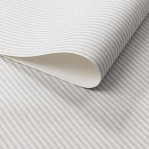 Bengal Stripe Silver Gray Paperback Linen