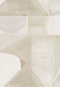 Abstract Isle Pale Beach Wallcovering