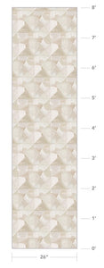 Abstract Isle Pale Beach Wallcovering