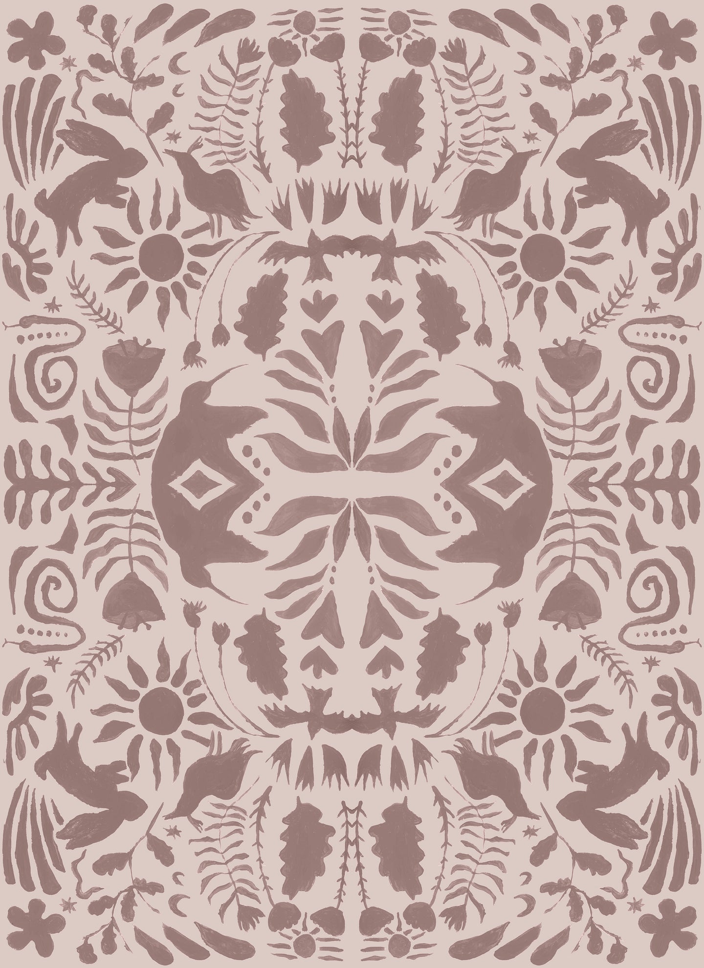 Jewel Mauve Wallcovering