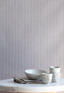 Bengal Stripe Truffle Paperback Linen
