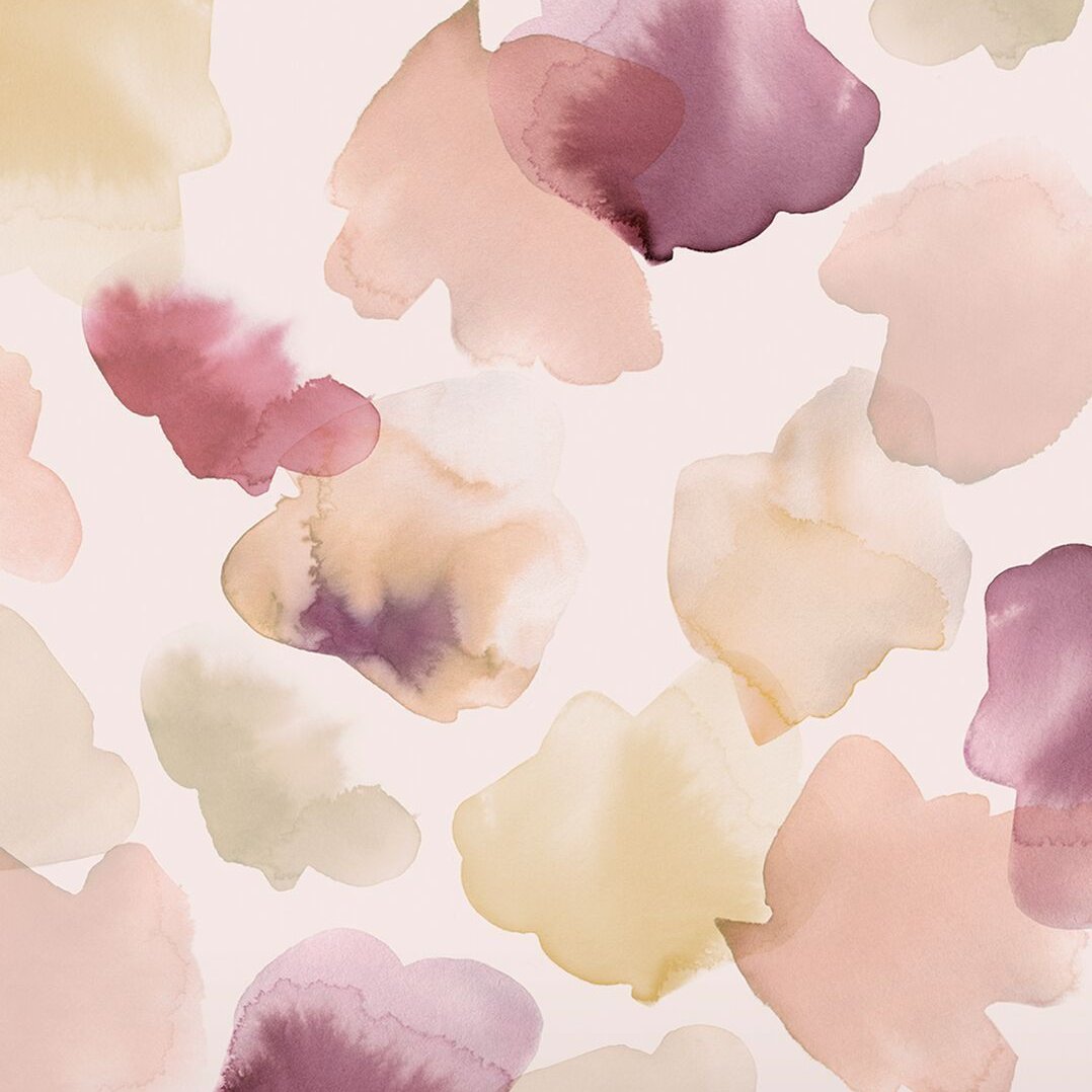 Petals Pressed Blush Wallpaper