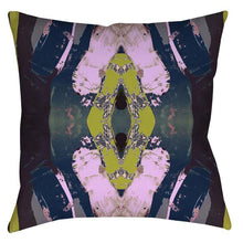 Load image into Gallery viewer, 125-2 Chartreuse Navy Fabric