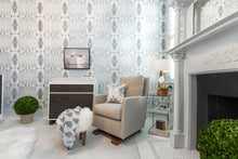Load image into Gallery viewer, 125-5 Grey Ivory Wallcovering