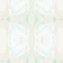 Load image into Gallery viewer, 125-5 Teal Ivory Wallcovering