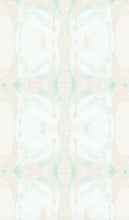 Load image into Gallery viewer, 125-5 Teal Ivory Wallcovering
