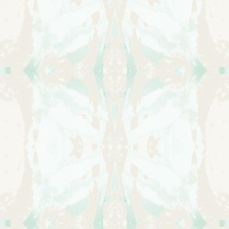 125-5 Teal Ivory Wallcovering