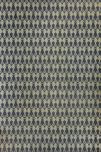 Seahorse - Charcoal Gold Wallcovering