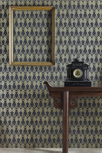 Load image into Gallery viewer, Seahorse - Charcoal Gold Wallcovering
