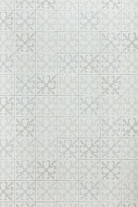 Fleur de Lys Tile - Vintage Grey Wallcovering