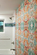 Load image into Gallery viewer, 411 Coral Blush Turquoise Wallcovering