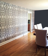 Load image into Gallery viewer, 51514 Black White Wallcovering