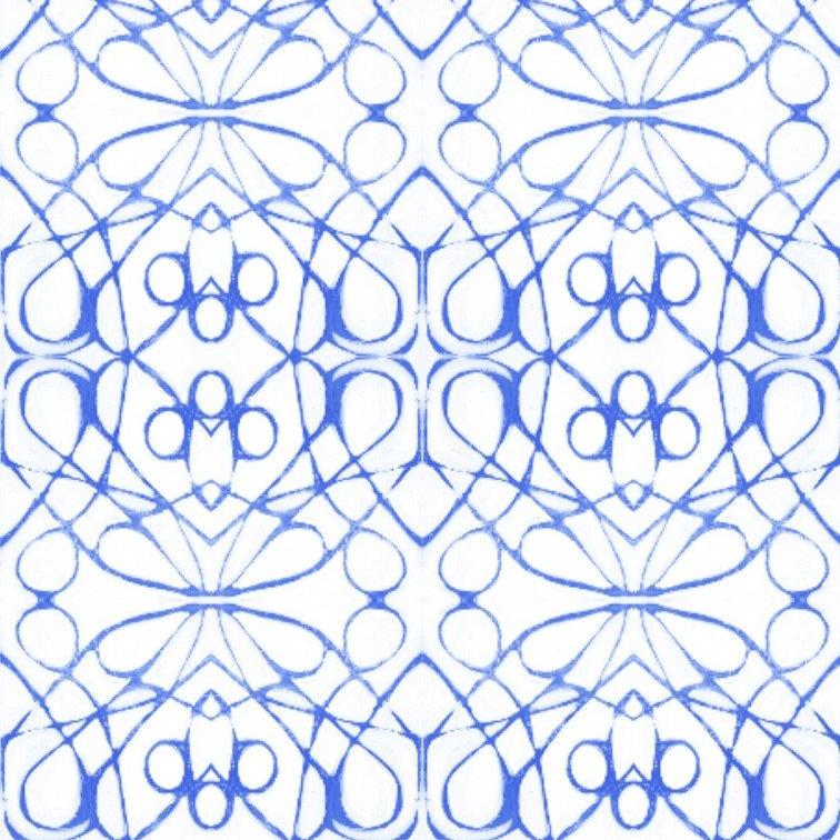51614 Blue  Wallcovering