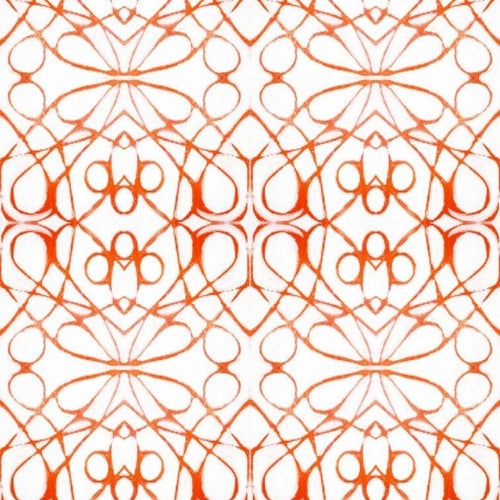 51614 Orange Red Wallcovering