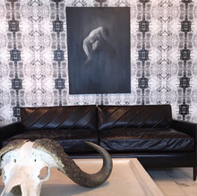 Load image into Gallery viewer, 718-1 Black White Wallcovering