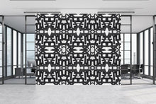 Load image into Gallery viewer, 82113 Black White Alta Wallcovering