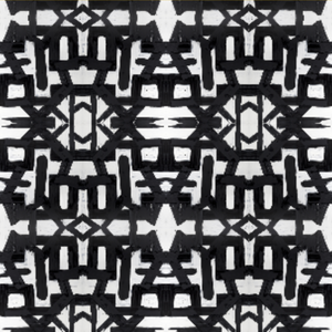 82113 Black White Fabric