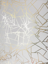 Load image into Gallery viewer, Angle Gold White Wallcovering