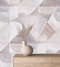 Load image into Gallery viewer, Abstract Strand Ash Rose Wallcovering