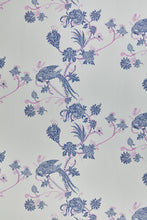 Load image into Gallery viewer, Vintage Bird Trail - Blue Pink Wallcovering