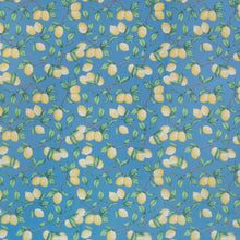 Load image into Gallery viewer, Capri Lemons - Azure Blue Wallcovering