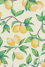 Load image into Gallery viewer, Capri Lemons - Natural Wallcovering