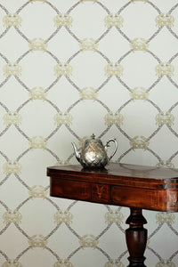 Crab - Gold Charcoal Wallcovering