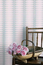 Load image into Gallery viewer, Indian Stripe - Pink/Teal Wallcovering