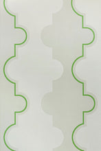 Load image into Gallery viewer, Jigsaw Stripe - Green Wallcovering