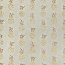 Load image into Gallery viewer, Pineapple - Gold on Natural Fabric