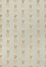 Load image into Gallery viewer, Pineapple - Gold on Natural Fabric