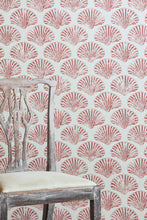 Load image into Gallery viewer, Scallop Shell - Red Wallcovering